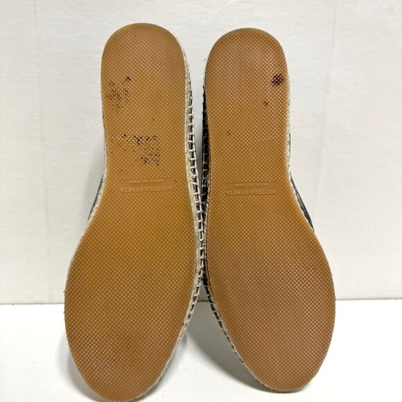 Bottega Veneta Gala Metallic Leather Espadrilles - Picture 6 of 10